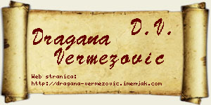 Dragana Vermezović vizit kartica